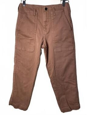 Everlane Wide Leg Pants Womens Size 4 Front Pockets Cotton